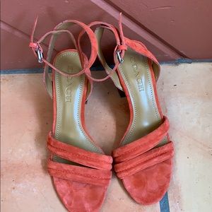 Coach suede sandals
